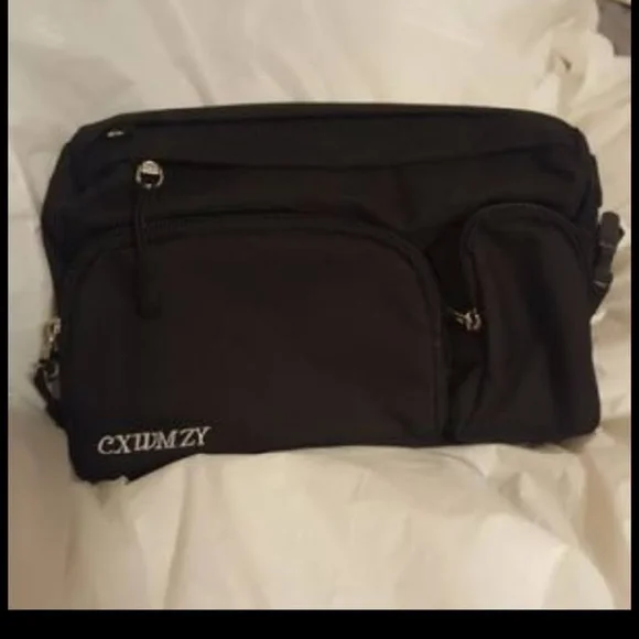 CXWMZY Black Unisex Waist Bag Fanny Pack - Picture 6 of 8